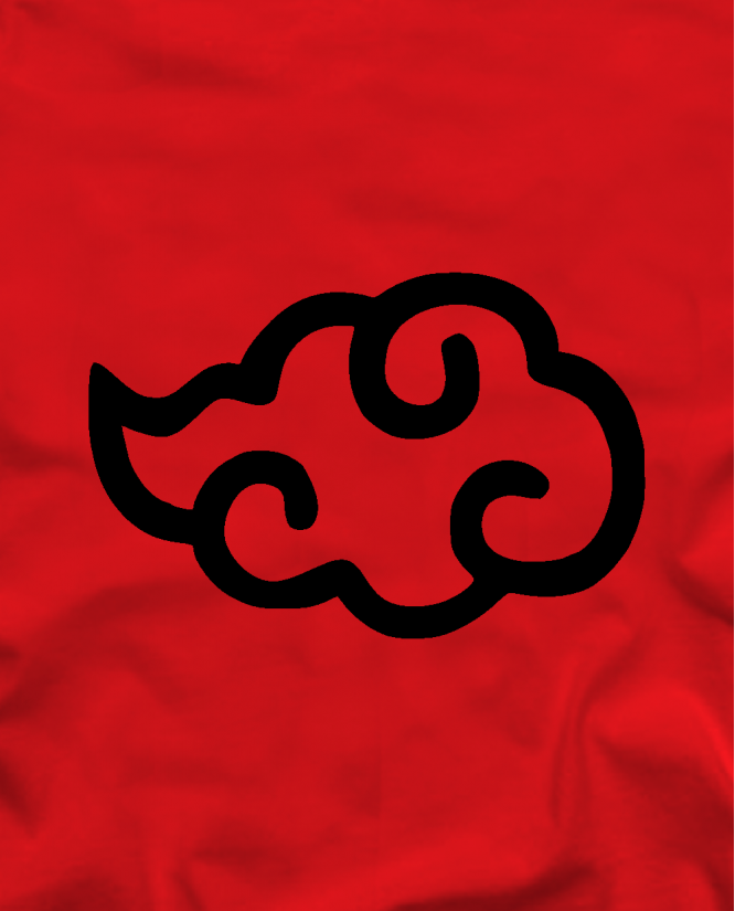 Marškinėliai Naruto cloud
